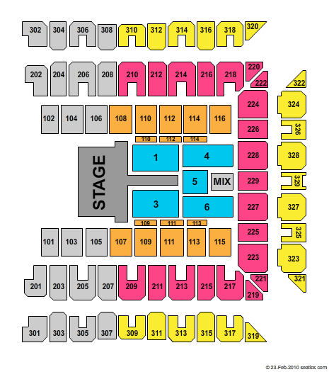 CFG Bank Arena Daughtry Seating Chart